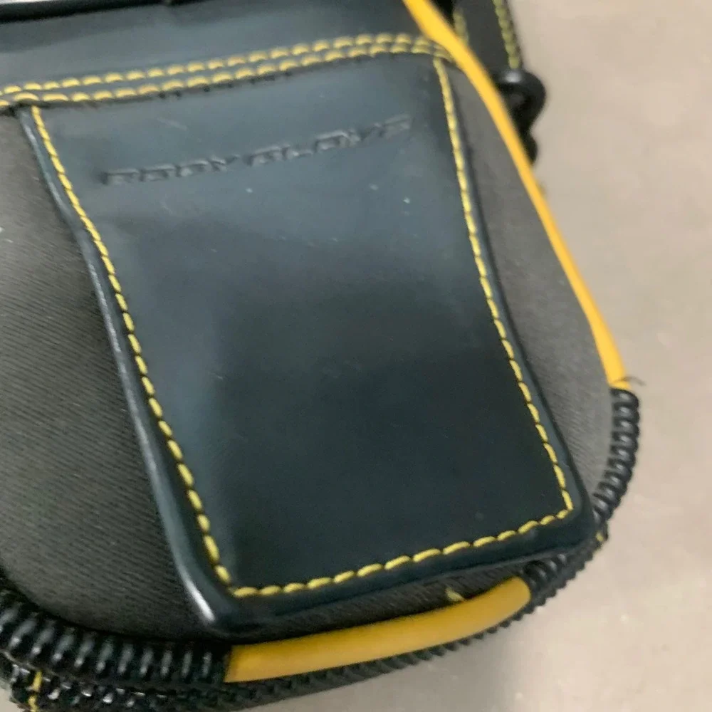 BodyGlove Pouch Bag Unisex Small Gray Yellow Utility Crossbody Techwear Gorpcore